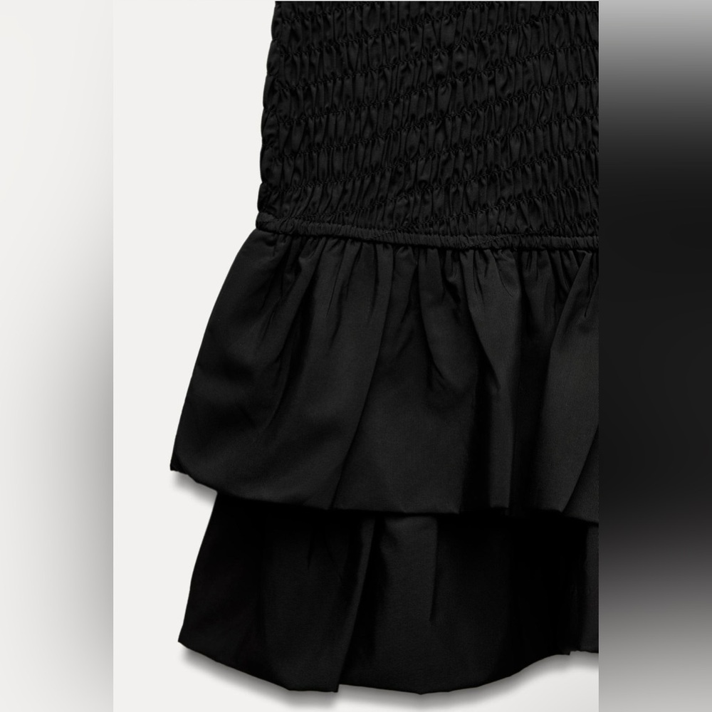 Zara Mini Ruffled Dress, Size XS - Picture 4 of 6
